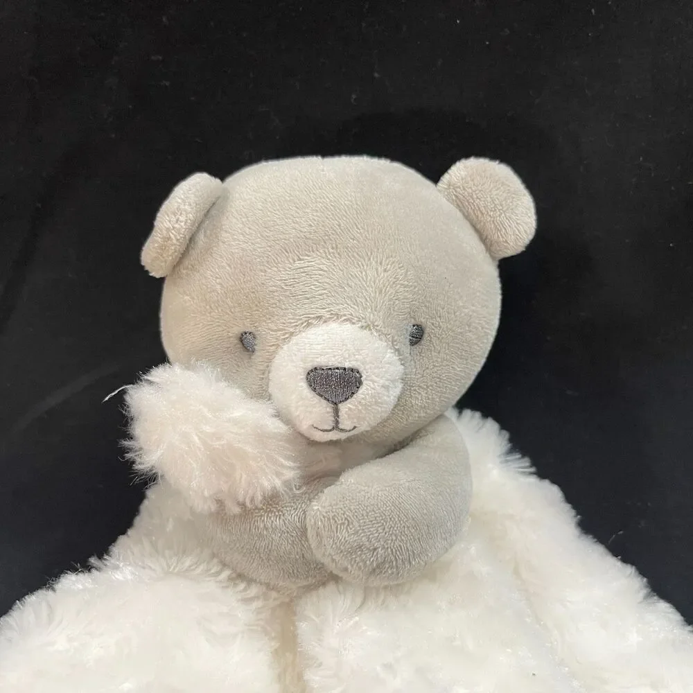 Carters Just One Year Gray Bear Cloud Stars Blanket Lovey Lovie 2020